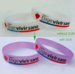 UV silicone bracelet
