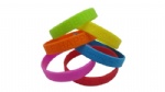 Silicone wristband with engraved logo