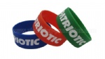 Wide silicone bracelet
