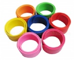 Silicone slap bracelet
