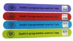 Silicone slap bracelet