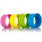 Silicone slap bracelet