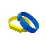 Silicone bracelet USB